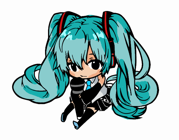 Miku Chibi vocaloid