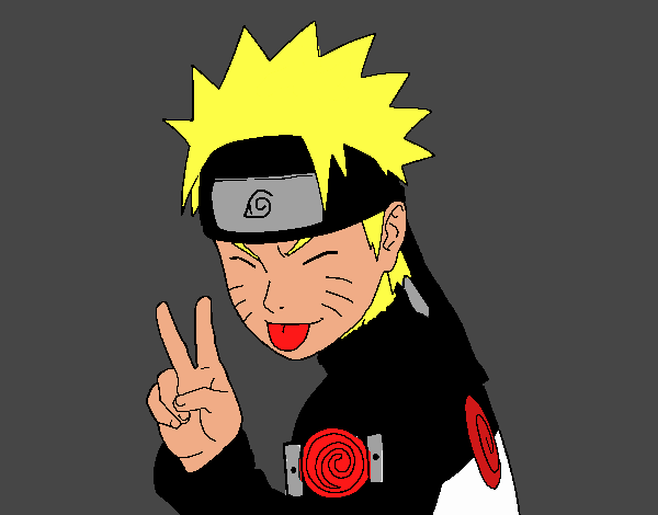 Naruto sacando lengua