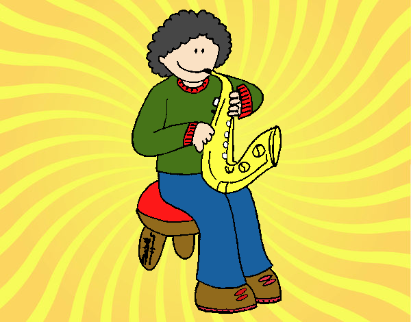Niña con trompeta