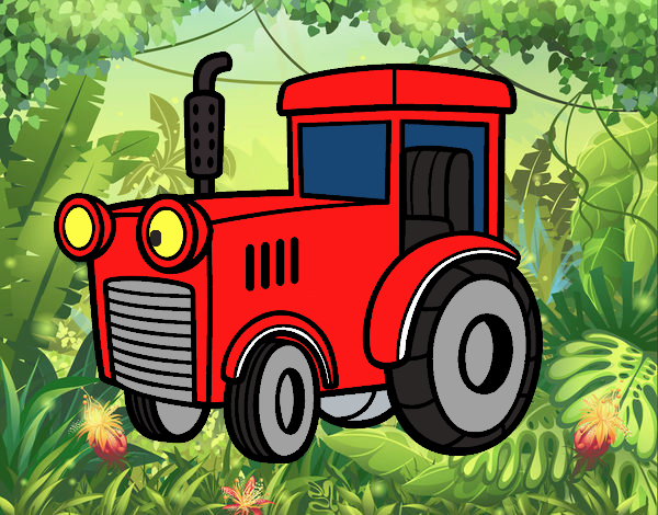 Un tractor