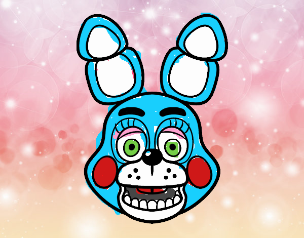 Cara de Toy Bonnie de Five Nights at Freddy's