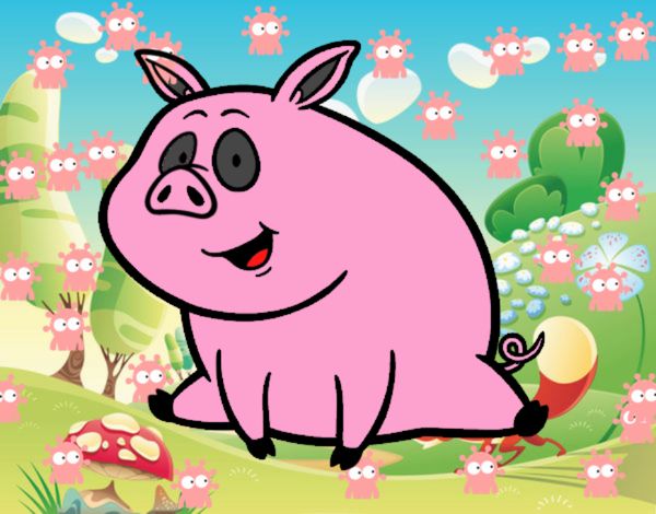 Cerdito de granja