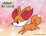 Fennekin corriendo