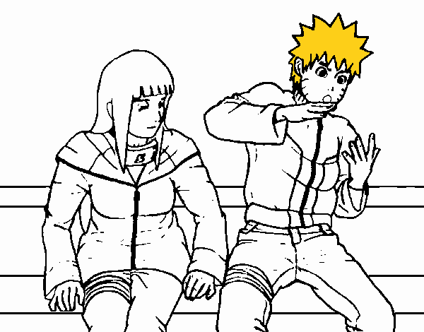 Hinata y Naruto