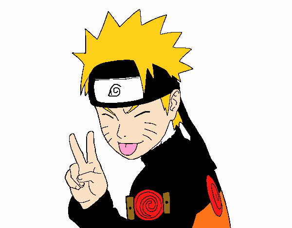 Naruto sacando lengua