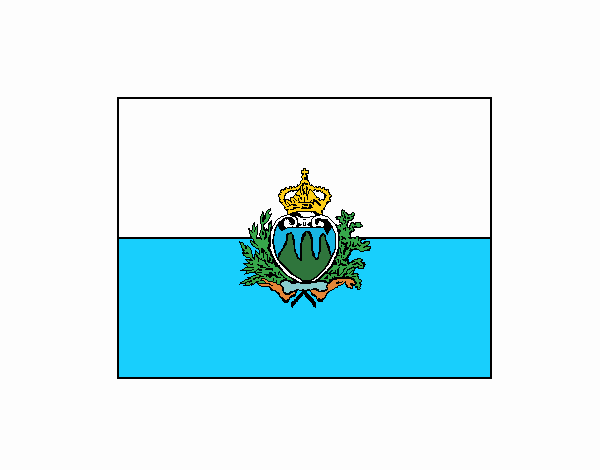 Bandera de san Marino