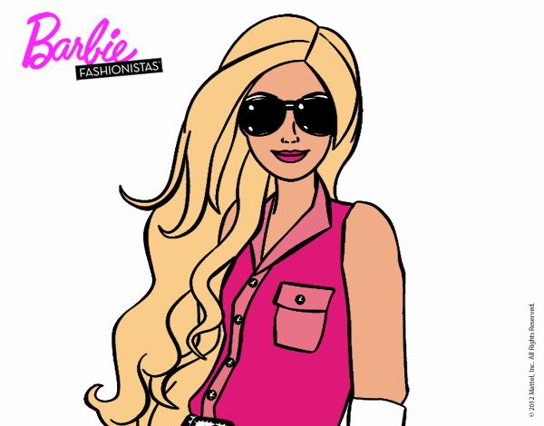 Barbie con gafas de sol