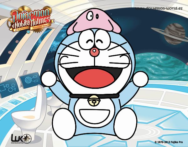 Doraemon en el espacio 🙂