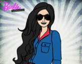 Barbie con gafas de sol