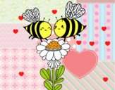 Pareja de abejas