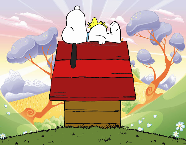 Snoopy durmiendo