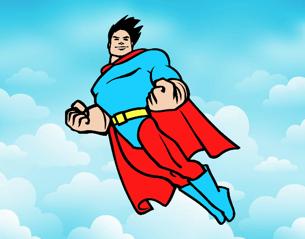 Superman volando