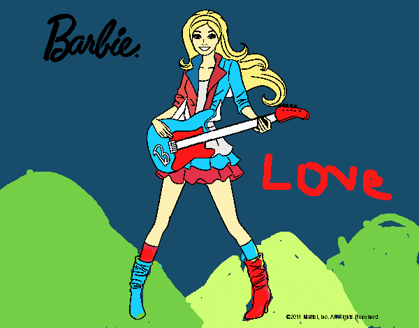 Barbie guitarrista