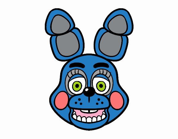 Cara de Toy Bonnie de Five Nights at Freddy's