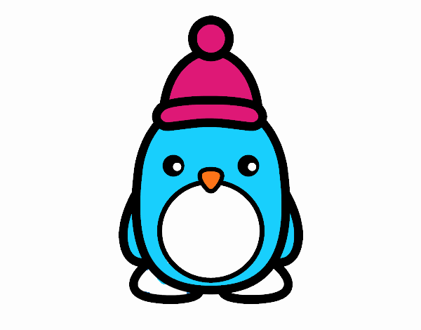 Pingüino navideño