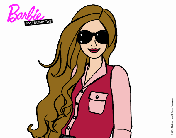 Barbie con gafas de sol