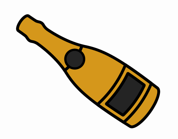 Botella de champagne