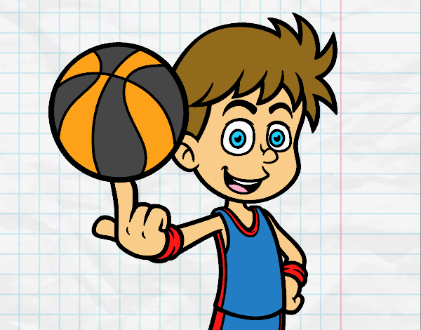 Jugador de baloncesto junior