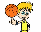 Jugador de baloncesto junior