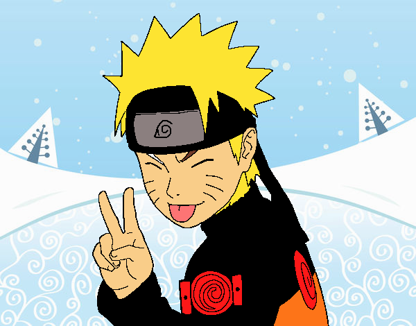 Naruto sacando lengua