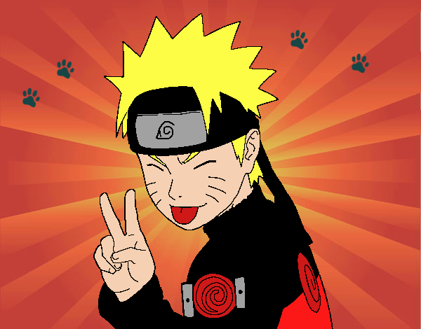 Naruto sacando lengua