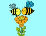 Pareja de abejas