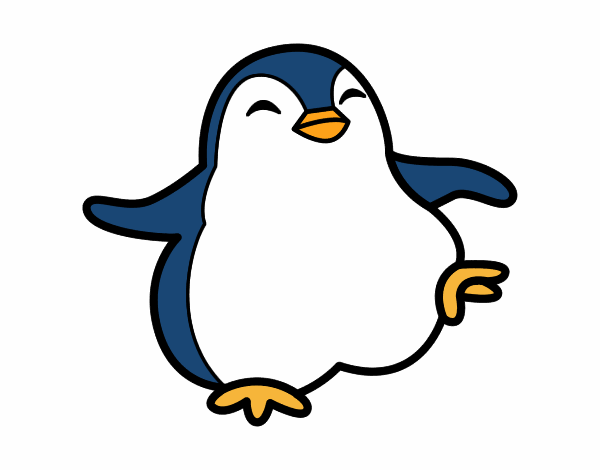 pinguino feliz