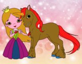 Princesa y unicornio