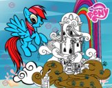 Rainbow Dash en su palacio