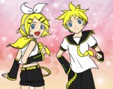 Rin y Len Kagamine Vocaloid