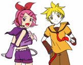 Rin y Len Kagamine Vocaloid