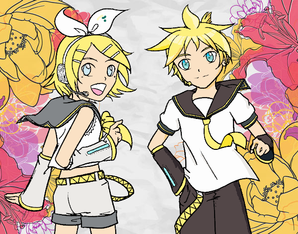 Rin y Len Kagamine Vocaloid