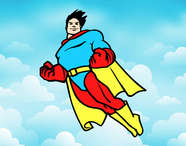 Superman volando