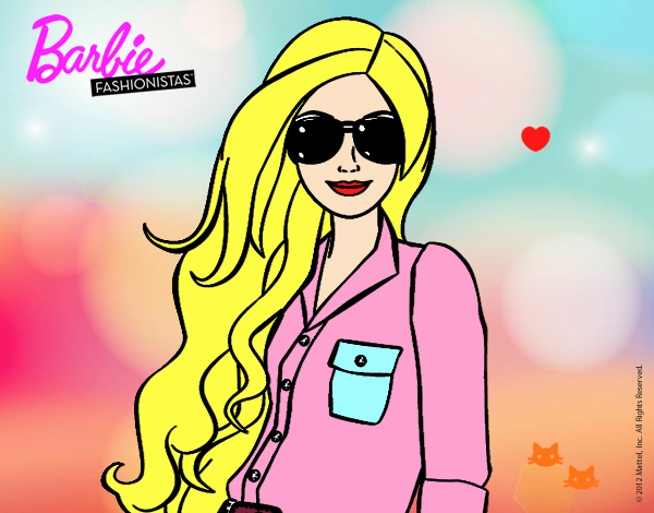 Barbie con gafas de sol