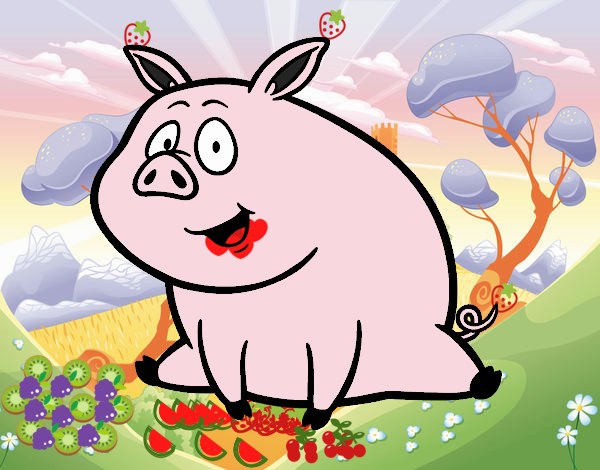 Cerdito de granja