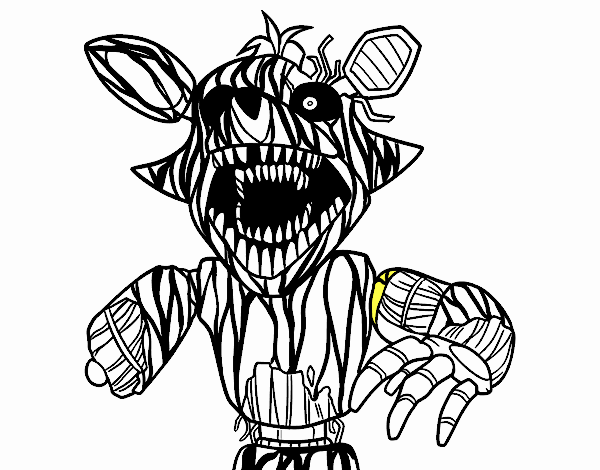 Foxy terrorífico de Five Nights at Freddy's