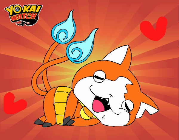 jibanyan tumbado.