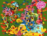 Rainbow Dash en su palacio