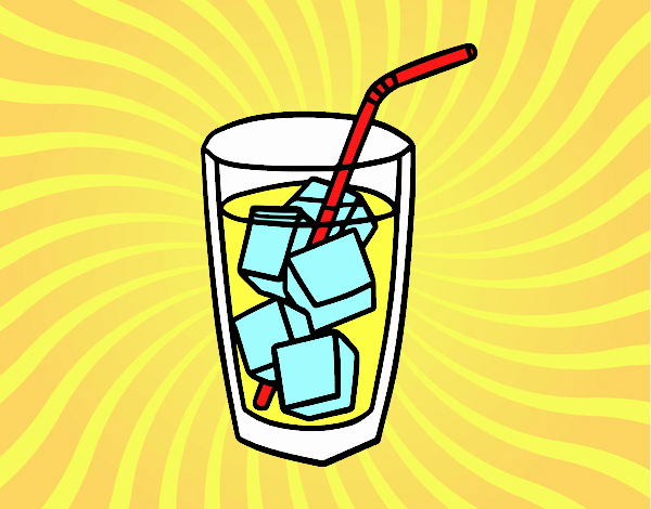 Un vaso de refresco