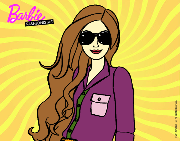 Barbie con gafas de sol