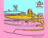 Barbie y sus amigas en el jacuzzi