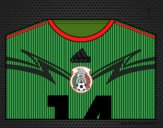 Camiseta del mundial de fútbol 2014 de México