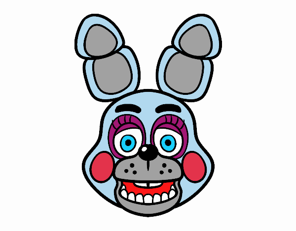 Cara de Toy Bonnie de Five Nights at Freddy's