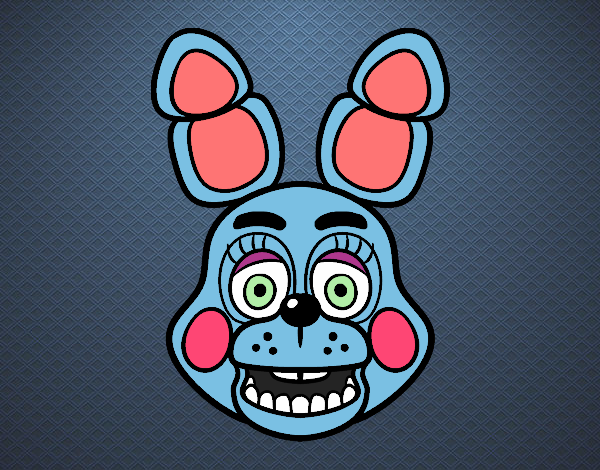 Cara de Toy Bonnie de Five Nights at Freddy's