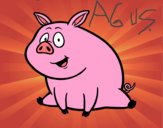 Cerdito de granja