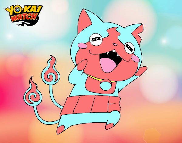 Jibanyan super feliz