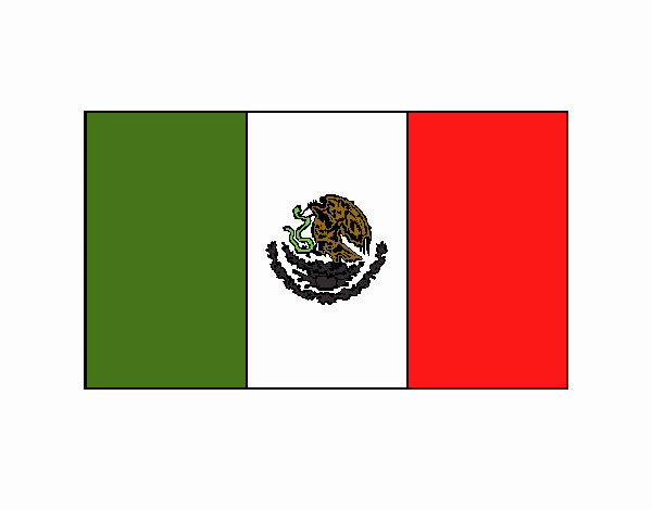 La bandera de México