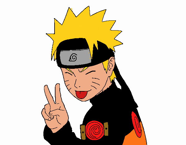 Naruto sacando lengua