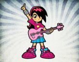 Niña rockera