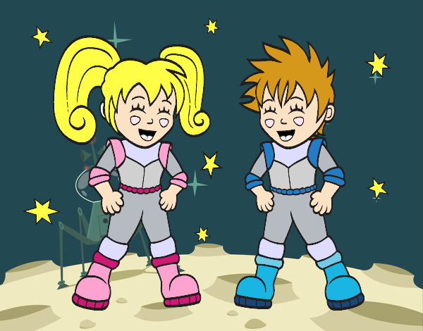 Niños astronautas